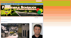 Desktop Screenshot of fahrschule-schaedlich.de